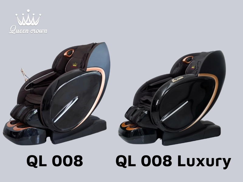 So sánh ghế massage QL 008 Luxury và&nbsp;QL 008