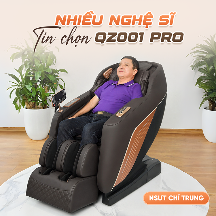 Ghế massage Queen Crown QZ001 Pro - NSUT Chí Trung tin chọn