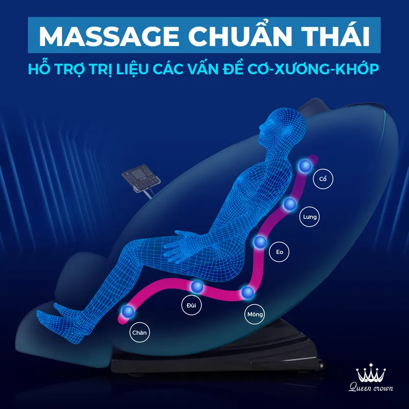 tiện ích trên ghế massage