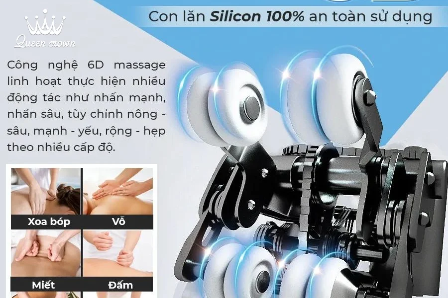 Ghế Massage 6D Là Gì? Những Ưu Điểm Của Ghế Massage 6D Được Đánh Giá Cao