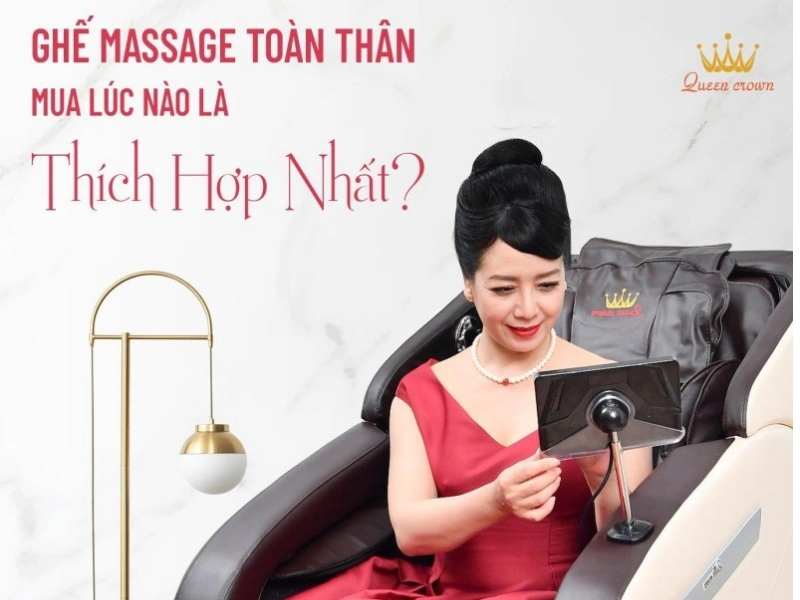 Hướng dẫn điều chỉnh ghế massage đúng cách, phù hợp với cơ thể