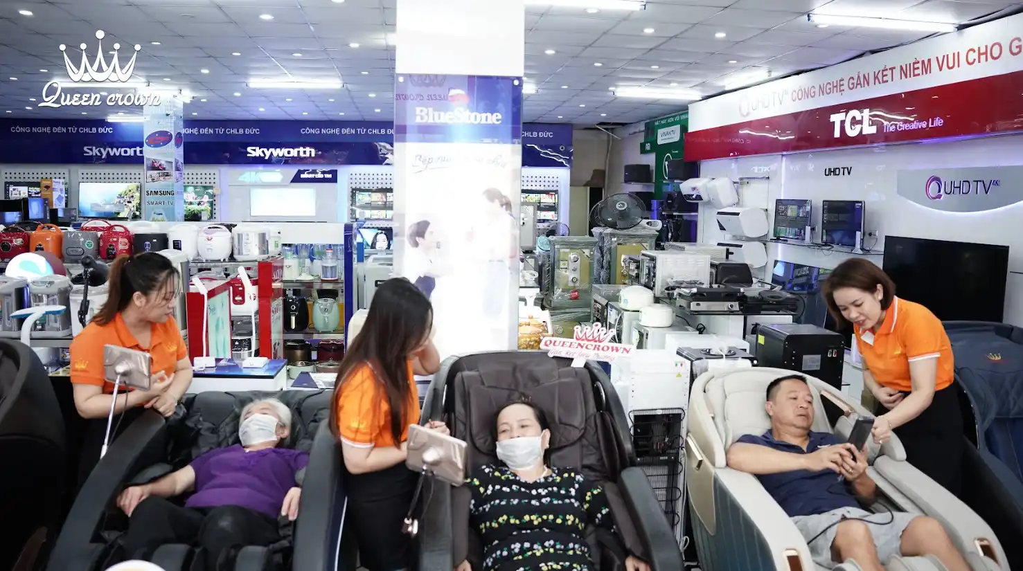 ghế massage tại Dương Kinh