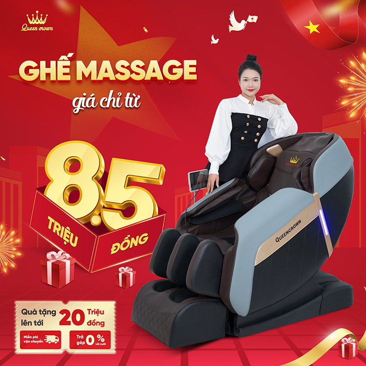 Khuyến mại ghế massage lên tới 48%