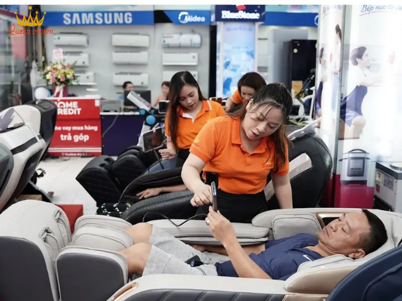 Một số lý do nên chọn mua ghế massage Queen Crown