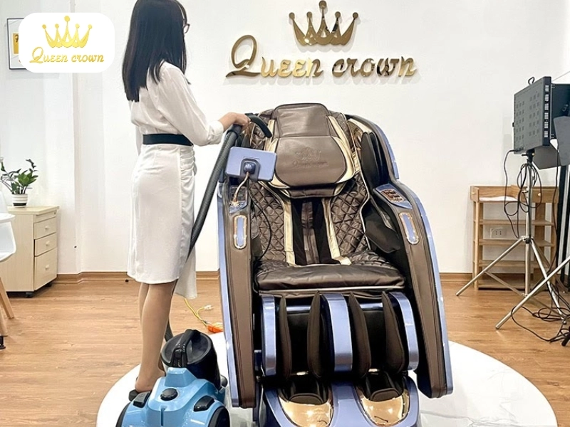 Lưu ý khi vệ sinh ghế massage thu tiền