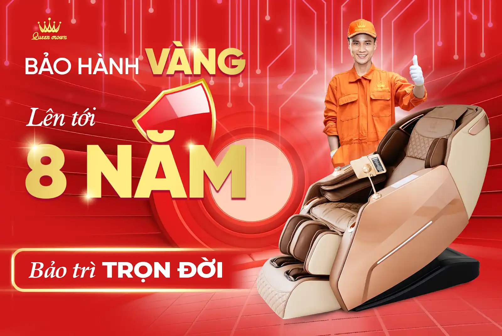 địa chỉ mua ghế massage queen crown tại quận 10
