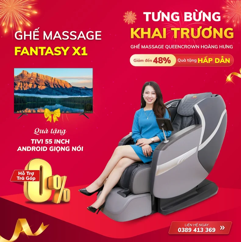 ghế massage tại Ngô Quyền