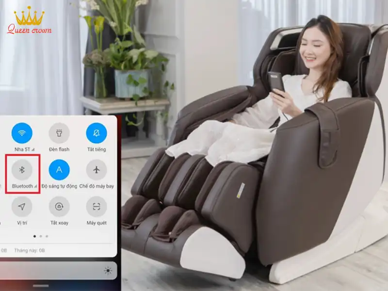 Các bước khắc phục lỗi kết nối bluetooth ghế massage