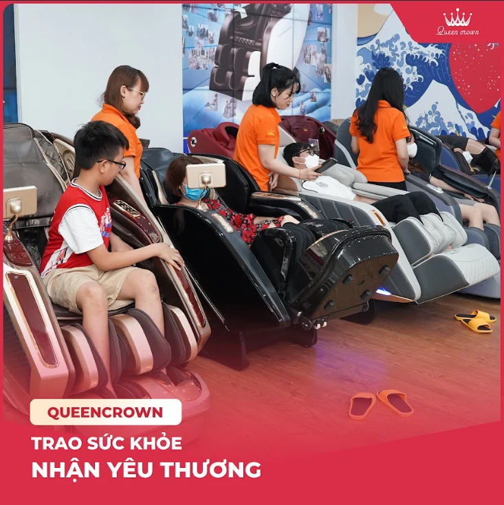 ghế massage tại Bạch Long Vĩ