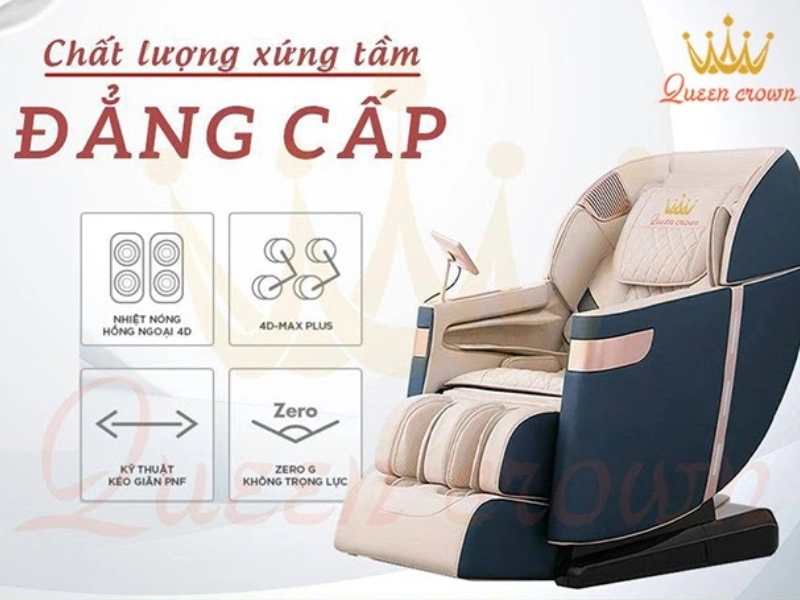 Chọn ghế massage trị liệu có nhiều tính năng hiện đại