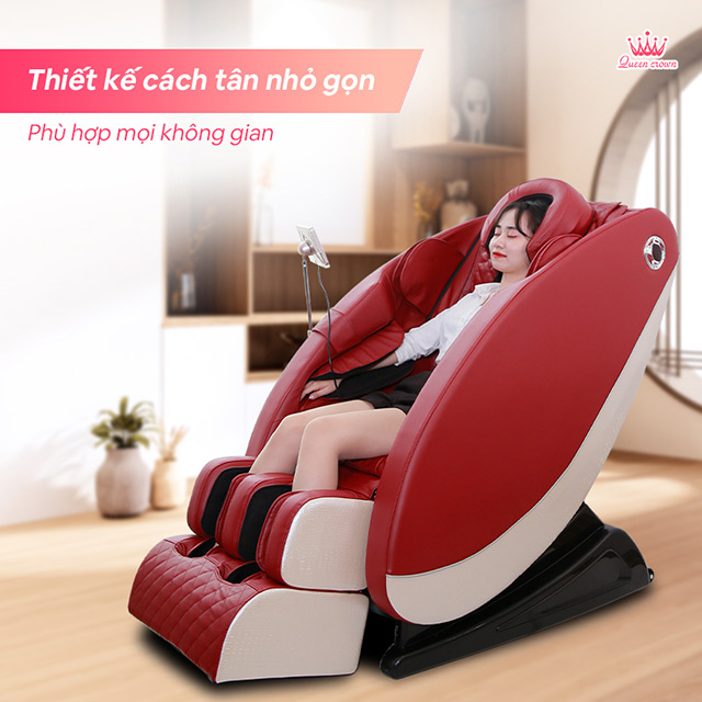 Bài tập chuyên sâu ghế massage Queen Crown QC V5