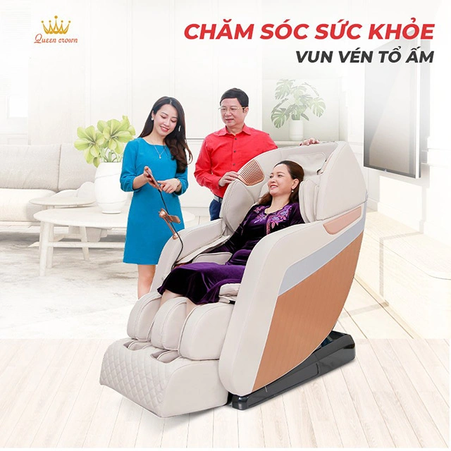 Bài Tập Chuyên Sâu Ghế Massage Queen Crown Fantasy M8