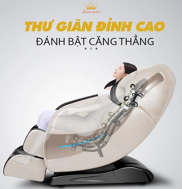 Bài Tập Chuyên Sâu Ghế Massage Queen Crown QC CX7
