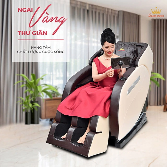 Bài Tập Chuyên Sâu Ghế Massage Queen Crown QC L8