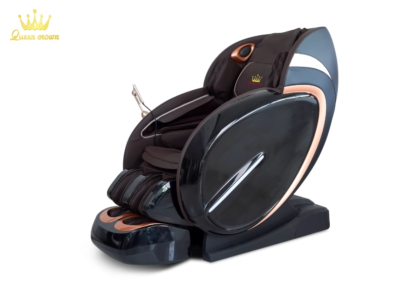 Ghế massage Queen Crown QL008 Luxury tích hợp chế độ rung, kéo dãn chạm đến mọi điểm cơ thể