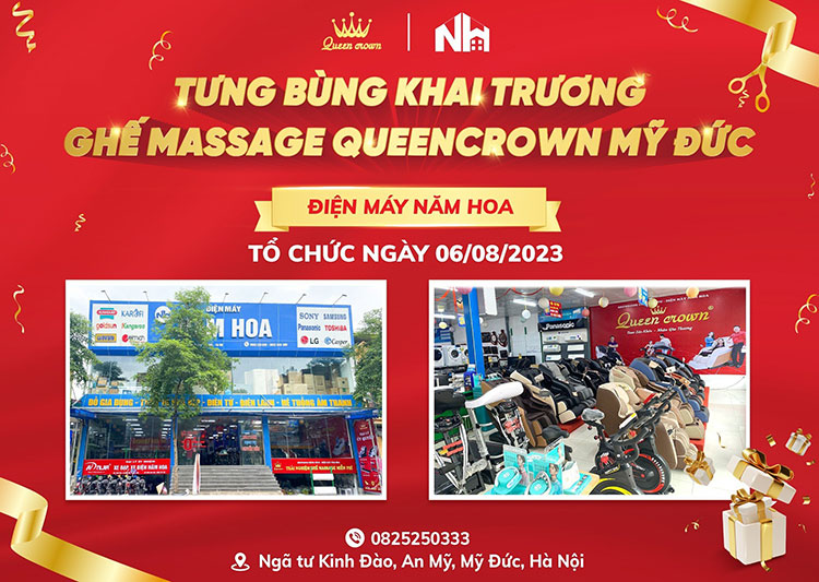 Tưng Bừng Khai Trương Showroom Queen Crown Mỹ Đức