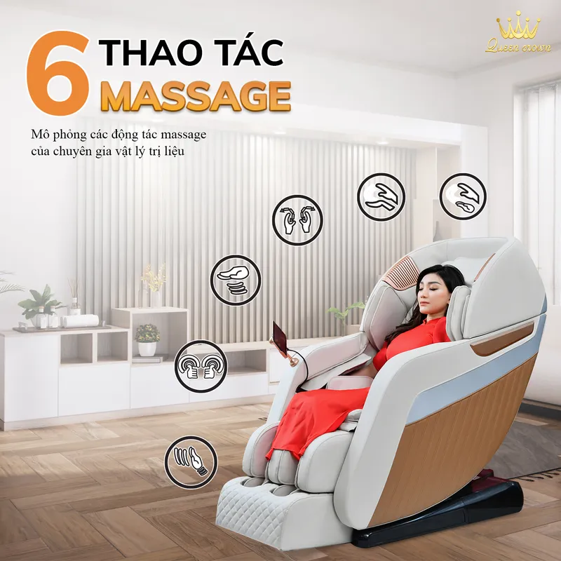 tiện ích trên ghế massage
