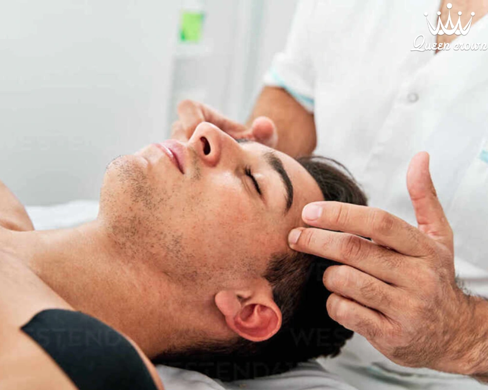 cách massage mặt cho nam