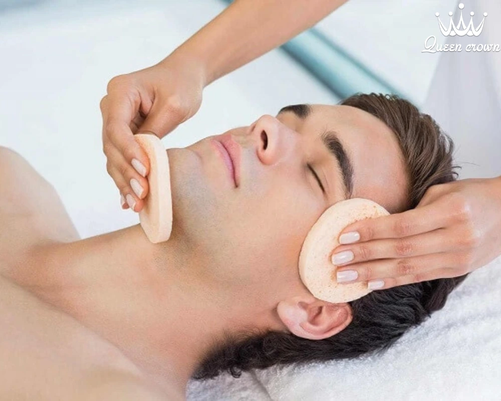cách massage mặt cho nam