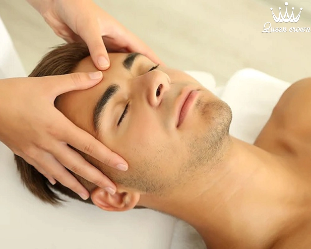 cách massage mặt cho nam