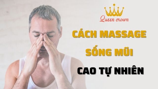 Cách massage làm sống mũi cao, thon gọn tự nhiên tại nhà