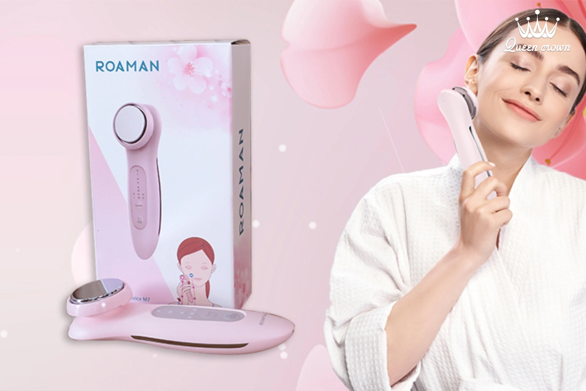Máy massage mặt bằng ion Roaman M7