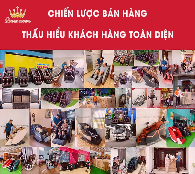 Cách Xây Dựng Chiến Lược Bán Hàng Hiệu Quả Của Ghế Massage Queen Crown