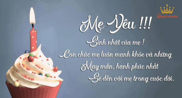 lời chúc sinh nhật mẹ ý nghĩa