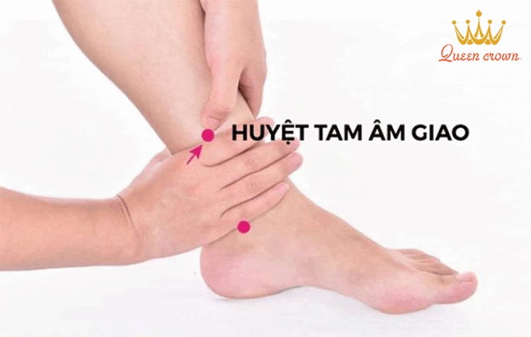 Cách bấm huyệt giảm đau bụng kinh
