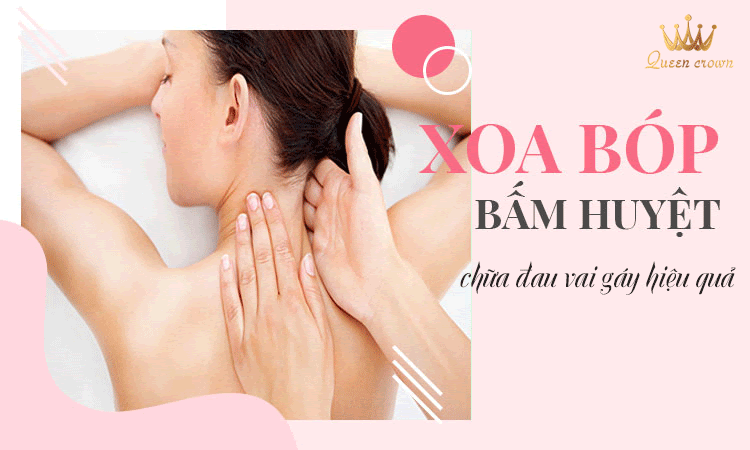 bấm huyệt chữa đau vai gáy