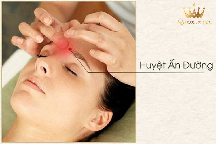 Cách bấm huyệt ấn đường giúp ngủ ngon giấc