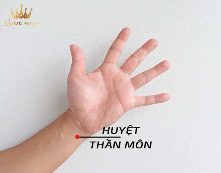 Vị trí huyệt thần môn