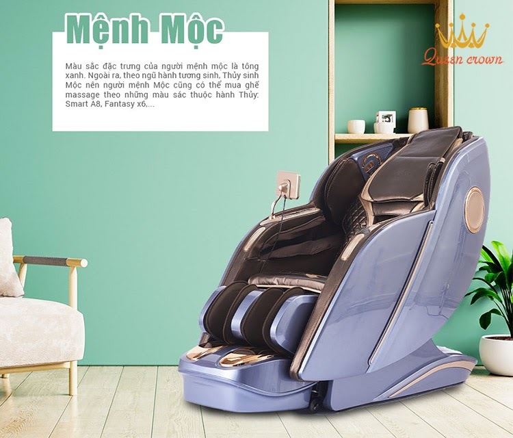 Ghế massage hợp mệnh mộc