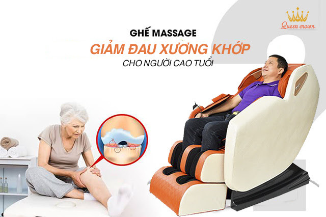 Ghế mát xa có công dụng giảm đau xương khớp