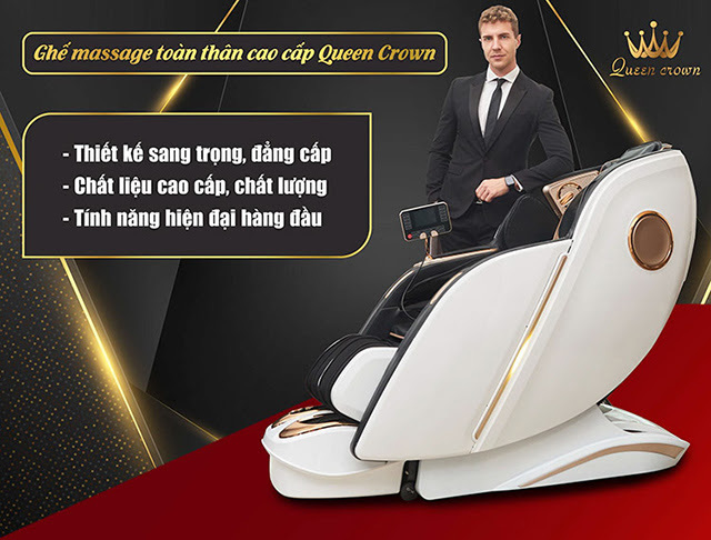 Ghế mát xa cao cấp có nhiều tính năng hiện đại, chất lượng cao