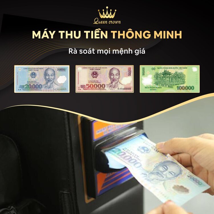 Ghế massage kinh doanh Queen Crown QC KD7 rà soát mọi mệnh giá