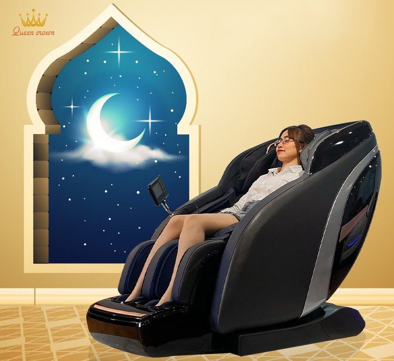 Ghế matxa toàn thân Queen Crown nổi bật với công nghệ massage tiên tiến
