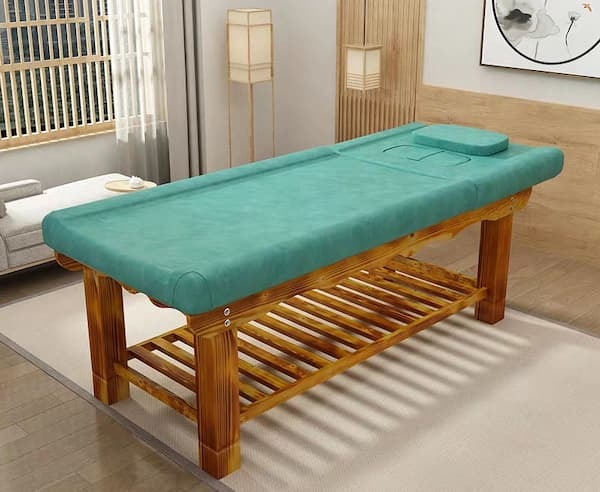 giường spa gỗ