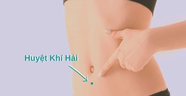 tác dụng huyệt khí hải