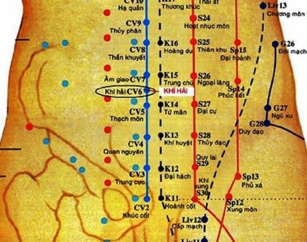 huyệt khí hải