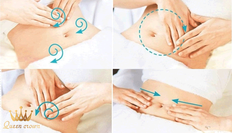 massage giảm mỡ bụng