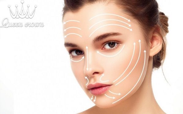 mát xa mặt trước khi ngủ