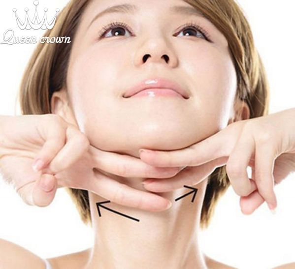 mát xa mặt trước khi ngủ