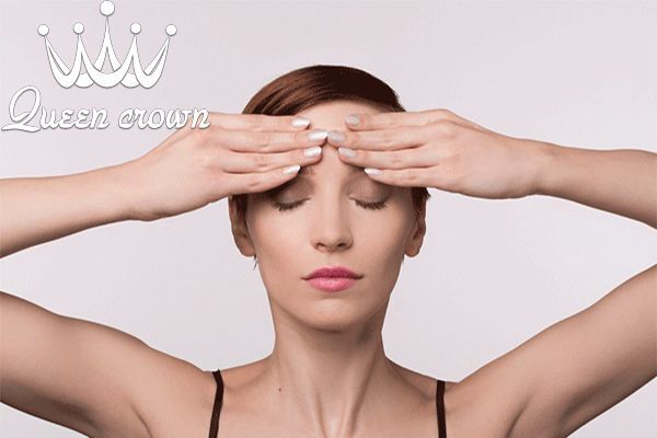 mát xa mặt trước khi ngủ