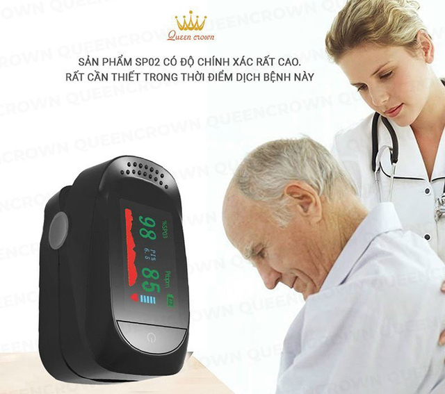 Máy đo nồng độ oxy trong máu PULSE OXIMETER A2 đo chính xác các chỉ số
