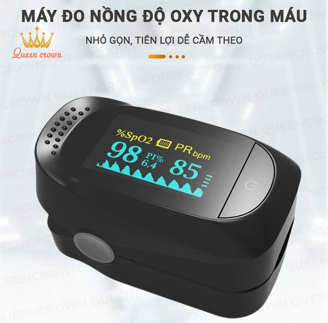 Máy đo nồng độ oxy trong máu PULSE OXIMETER A2 có thiết kế nhỏ gọn 
