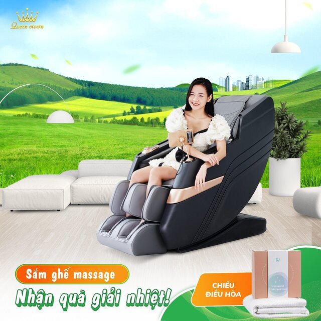 Mua ghế massage tặng chiều điều hòa
