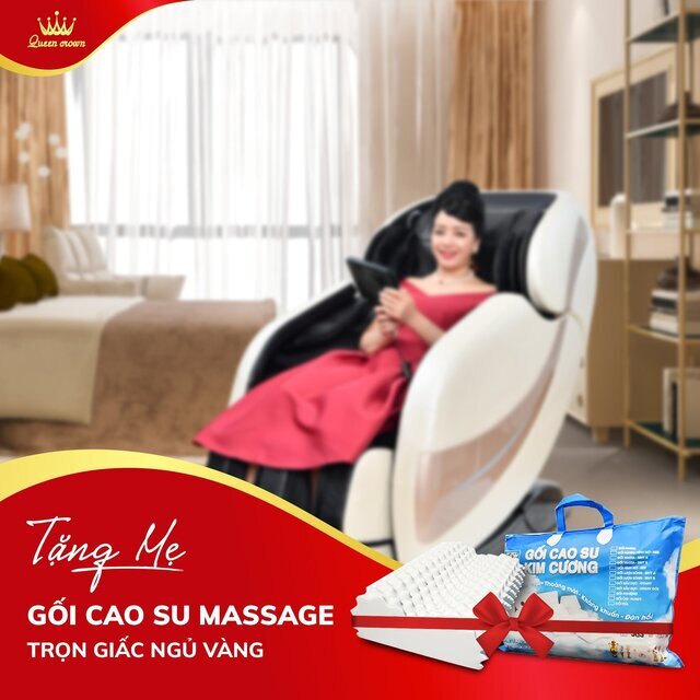Khuyến mại ngày của mẹ mua ghế massage tặng gối massage