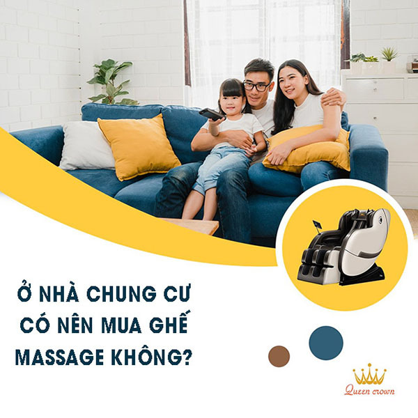 Nhà chung cư có nên mua ghế massage