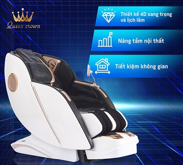Các sản phẩm ghế massage có tạo hình sang trọng giúp nâng tầm không gian sống